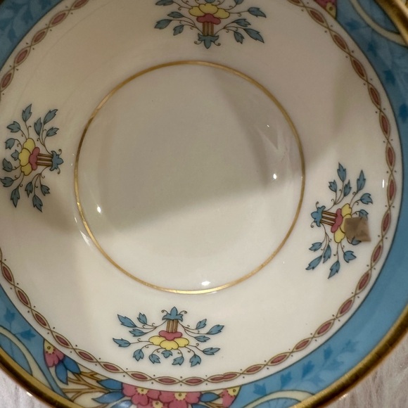 Blue Tree Lenox Tea Cup and Saucer vintage Discontinued Pattern - Picture 3 of 5